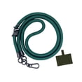thumbnail image 2 of Phone Tether Keychain Lanyards Cord Strong Durable Phone Lanyard Strap Anti Lost Dark Green, 2 of 9