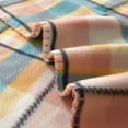 thumbnail image 2 of Mainstays Cozy Fleece Throw Blanket, Spring Plaid 50" x 60" All Ages, 2 of 6