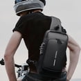 thumbnail image 3 of UNIXINU Sling Bag for Men | Anti-theft Crossbody Bag - Crossbody Shoulder Chest Bag for Daily Use , Grey, 3 of 13