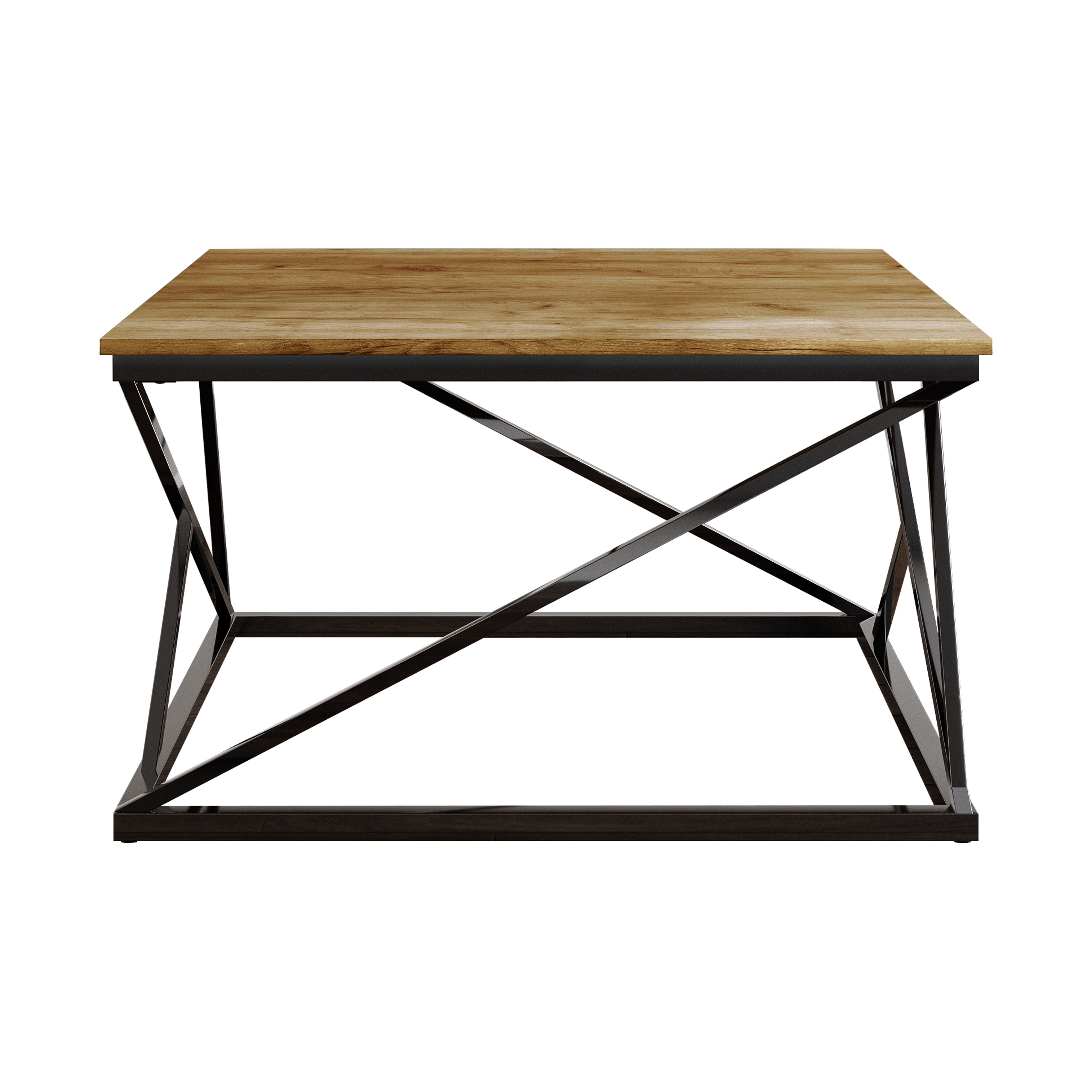 Castle Place Shabby Chic 3- Pieces Coffee Table Set, Light Oak