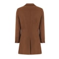 thumbnail image 2 of Men's Tailored Wool Blend Notch Collar Wool Blend Walker Car Coat Jacket, 2 of 5