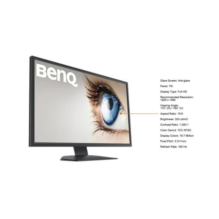 BenQ - ZOWIE XL2731K 27" TN LED 165Hz  DyAc Esports Gaming Monitor - Black