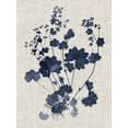 thumbnail image 2 of Art.com Navy & Linen Leaves II Art Print by Vision Studio, 12" x 16", 2 of 4