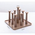 thumbnail image 5 of Iron Cup Holder With Beige Wooden Handle, 5 of 5