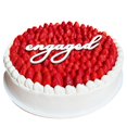 thumbnail image 1 of Cake topper de acrílico cutylight con corazón vintage para compromiso, 1 of 1