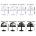 thumbnail image 6 of ZenCart Hat Rack Stand for Hats Wigs Exhibition Multiple Sizes with Lace Edge Bucket Hat Fisherman Hat Display Holder Hat Organizer for Home Stores, 6 of 8