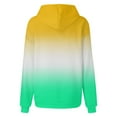 thumbnail image 4 of gakvbuo Oversized Hoodies Sweatshirts For Women Neon Print Long Sleeve Drawstring Pullover Sweaters Trendy Fall Clothes With Pocket, 4 of 4