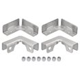 thumbnail image 1 of Unique Bargains Glass Fixing Clip, 4 Pack for 8-10mm 304 Stainless Steel L-shaped Glass Connector, 1 of 5