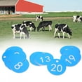 thumbnail image 4 of Livestock Numbered Tag Round Labeling Marking Labels ABS Plastic for Beekeeping and Animal Husbandry, 4 of 8