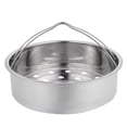 thumbnail image 1 of 1Pc Steamer Basket Stainless Steel Steaming Rack Kitchen Mesh Food Steamer, 1 of 7