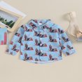 thumbnail image 2 of Chemises pour Garçons Style Western à Imprimé Manches Longues Vêtements pour Tout-Petits Hauts, 2 of 9