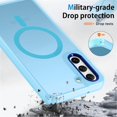 thumbnail image 3 of DUEDUE Magnetic Case Compatible with Samsung Galaxy S21 FE Case,S21 FE 5G Phone Case, Soft MagSafe Phone Cover Drop, 3 of 5