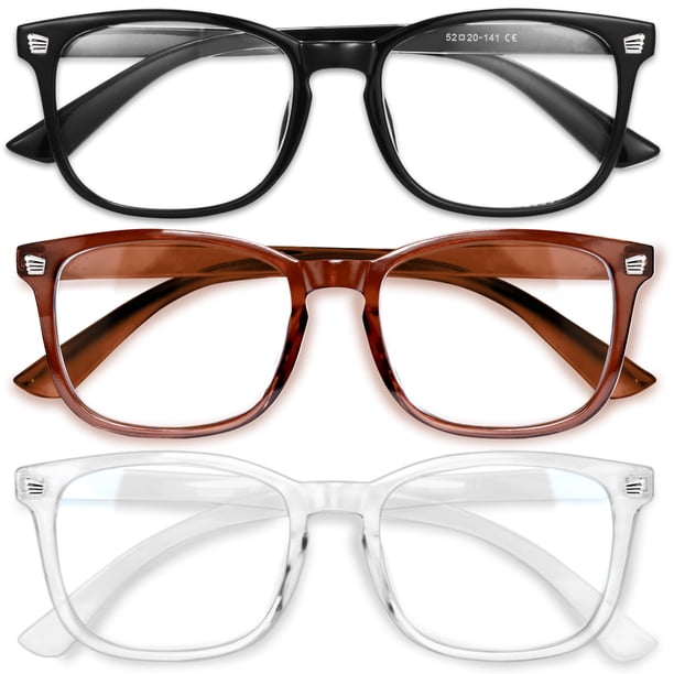 Gafas Blue Light Gaoye Stylish para mujer, paquete de 3