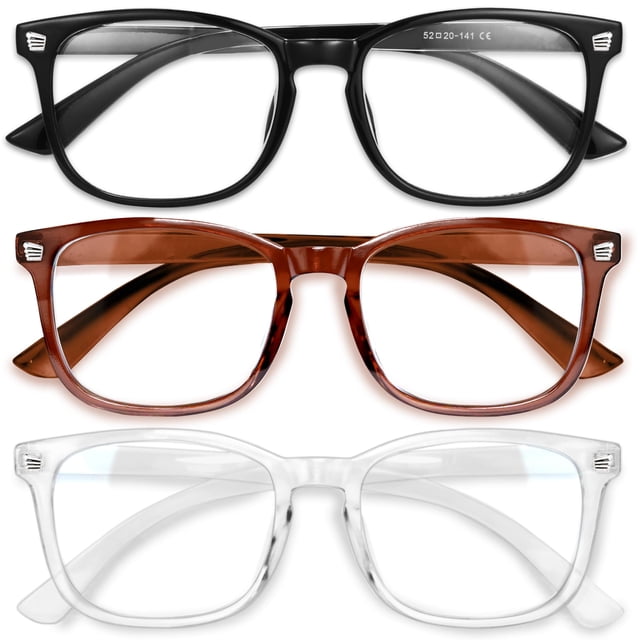Gafas Blue Light Gaoye Stylish para mujer, paquete de 3