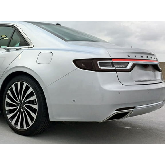 Rvinyl Tail Light Tint Covers Compatible with Lincoln Continental 2017-2020 - Matte Smoke