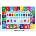 thumbnail image 7 of Kids Play Rug Playtime Collection ABC Alphabet, Numbers, Shapes,Animal And Color Educational Learning Area Rug Carpet For Living Room Bedroom Playroom Classroom 110"x78.7", 7 of 7
