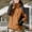 Brown, variant on Plus Size Women's 3-in-1 Detachable Hooded Jacket with Removable Fleece Liner – Windproof Water Resistant Outer Shell for Skiing, Snowboarding, Hiking & Cold Weather Travel