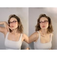 thumbnail image 5 of 4 Pairs Women Oversized Translucent 2-Tone Cateye Reading Glasses - Spring Hinge Reader DR09 +1.00, 5 of 5