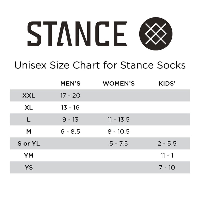 Calzini Unisex Stance Curren St Crew – Altezza Media Con Ammortizzazione – Cotone Pettinato Traspirante – Antiodore E Durevoli