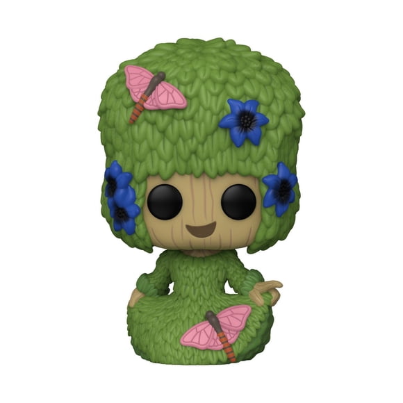 Funko Pop! Marvel: I Am Groot – Fancy Groot Vinyl Bobblehead