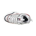 thumbnail image 5 of Fila Disruptor II Contrast Piping Little Kids' Shoes White-Navy-Red 3fm01009-125, 5 of 6