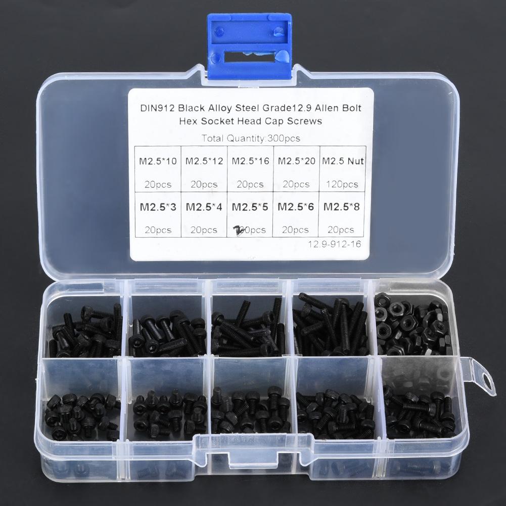 Gupbes 300Pcs Screw Bolt With Nut, Bolts And Nuts, For Professionals  Amateurs Walmart Canada