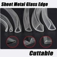 thumbnail image 4 of 3M Transparent U Shaped Edge Protector, PVC Rubber Corner Guard Strip for Glass, Wood, Metal, Coffee Table, Doors & Windows, Anti-Collision DIY Furniture Safety Trim, 4 of 7