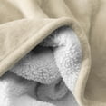 thumbnail image 4 of Bare Home Sherpa to Plush Throw Blanket, 50"x60" (Throw, Oyster), 4 of 4