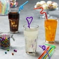 thumbnail image 5 of Comfy Package Disposable Flexible Straws Drinking Plastic Bendy Straws, 300-Pack, 5 of 7