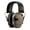 Tan Patriot, variant on Walker's Razor Slim Ultra Low Profile Compact Design Adjustable Range Shooting Hunting Hearing Protection Electronic Earmuffs, Battle Brown - Patriot Series