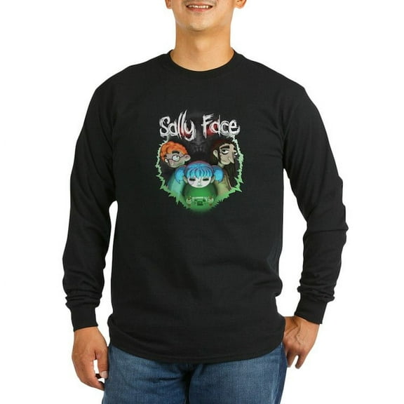 CafePress - Sally Face The Wretched Long Sleeve T Shirt - Long Sleeve Dark T-Shirt