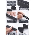 thumbnail image 3 of Made in USA, Empyrean Files Premium Emery Board Nail Files, 5 Pieces, 100/180 Grit, Black, 3 of 8