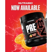 NutraBio PRE Workout Powder - New Formula- Sustained Energy, Mental Focus, Endurance - Beta Alanine, Caffeine, Electrolytes - 20 Servings - Paradise Punch