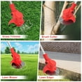 thumbnail image 5 of CATGOOD 21V Weed Trimmer, Cordless Grass Trimmer & Weed Wacker with U-Handle, 31.50-48.03 Inches Telescopic, Battery Powered Weed Eater for Yard, Garden, Lawn, 5 of 10