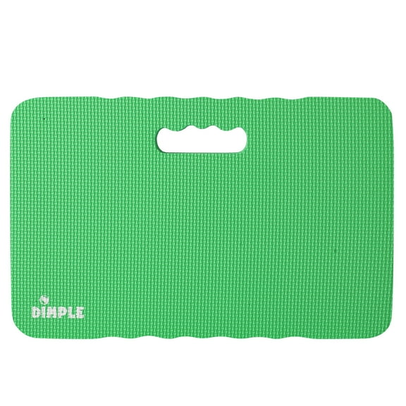 Dimple 1.5 Inch Thick Foam Comfort Kneeling Pad Green for Gardening and Yoga