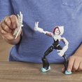thumbnail image 4 of Marvel Spider-Man Bend and Flex Ghost-Spider Action Figure Toy, 6-Inch Flexible Figure, Includes Web Accessory, For Kids Ages 6 And Up, 4 of 9