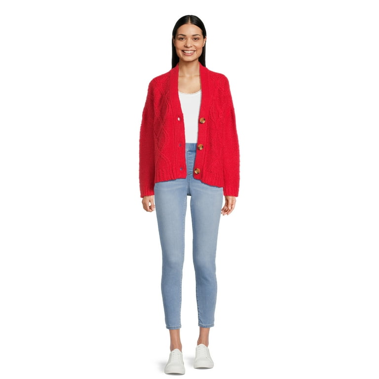 disi Womens Cardigan Long Sleeve Cable Knit Sweater Open Front Loose  Outwear with Pocket : : Clothing, Shoes & Accessories