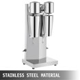 thumbnail image 2 of Electric Milkshake Maker 180W Double Head Design 800ml Stainless Steel Silver 2-Speed Adjustable, 2 of 7