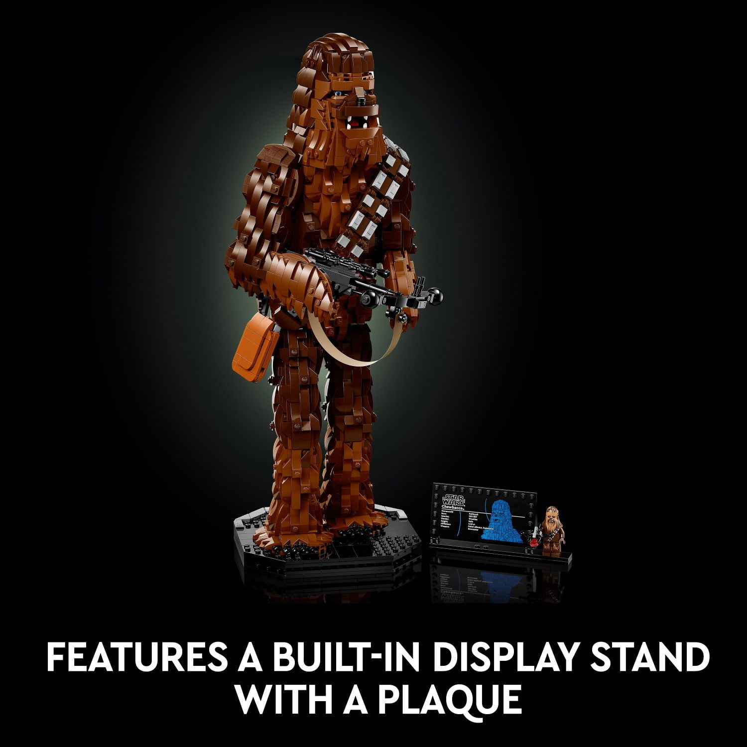 LEGO Star Wars Chewbacca, Buildable Star Wars Collectible for Adults, Build and Display Chewbacca Collectible, Fun Star Wars Gift for Teens, Adults or any Star Wars Original Trilogy Fan, 75371