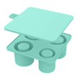 thumbnail image 3 of Summer Savings onlyliua Pressing Ice Box With 18 Compartments For Household Refrigerators Homemade Ice Cubes Ice Box Ice Tool Food Grade Ice Rack, 3 of 8