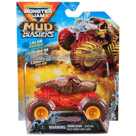 Monster Jam Mud Blasters ThunderROARus Color Change Monster Jam Truck 1:64 Die Cast Vehicle