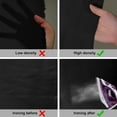 thumbnail image 2 of JoJocom 10x8 FT Black Backdrop Background for Photography, High Density Polyester Fabric Black Photo Backdrop Curtain Screen Collapsible Seamless for Shoot Portraits Party Studio Video, 2 of 7