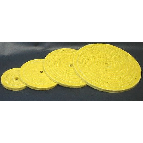 Caswell TREATED SPIRAL SEWN BUFFING WHEEL - 6