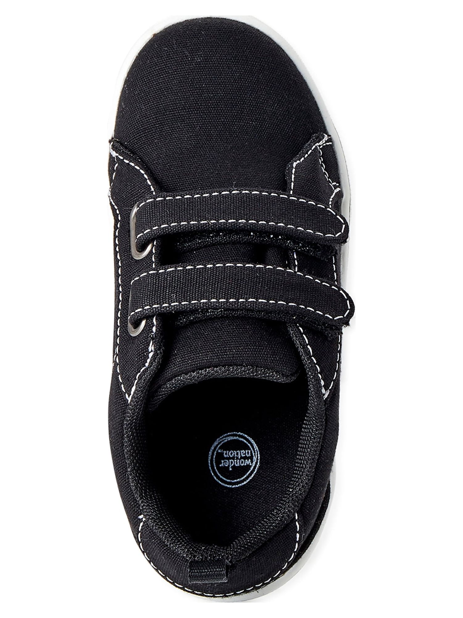 Wonder Nation Toddler Boys Casual Canvas Sneakers, Sizes 7-12