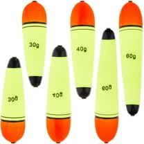 6Pcs 3 Styles EVA Fishing Foam Float Fishing Rig Float Slip Bobbers Floats Bullet Shape Fish Float Fishing Accessories Floatage for Saltwater Freshwater Panfish Trout Bass Tackle Kit