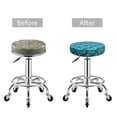 thumbnail image 6 of Lsque Seahorse Round Bar chair cushion covers Velvet Fabric Premium Comfort Protects from Scratches and Stains for 14-17 Inch Chair- 13 inch, 6 of 7