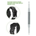 thumbnail image 3 of Miangastore 10pcs Watch Strap Clasp Black Silicone Holding Watch Band Daily Use, 3 of 9