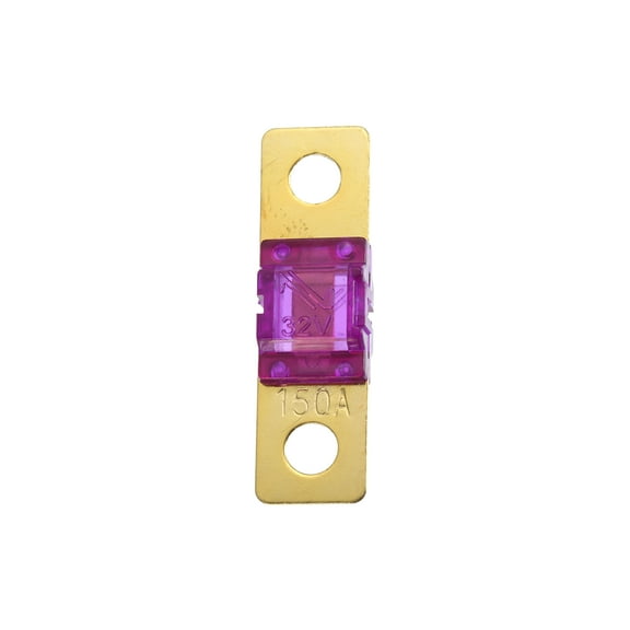 150AMP 32V Bolt on AMI Fuse for Automotive Marine Audio Video System Purple Gold Tone