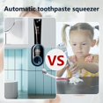 thumbnail image 4 of nipocaio Wall Mounted Automatic Toothpaste Dispenser - Automatic Toothpaste Squeezer - Beautiful Bathroom Accessories, for Family Shower, Bathroom(Blue), 4 of 5