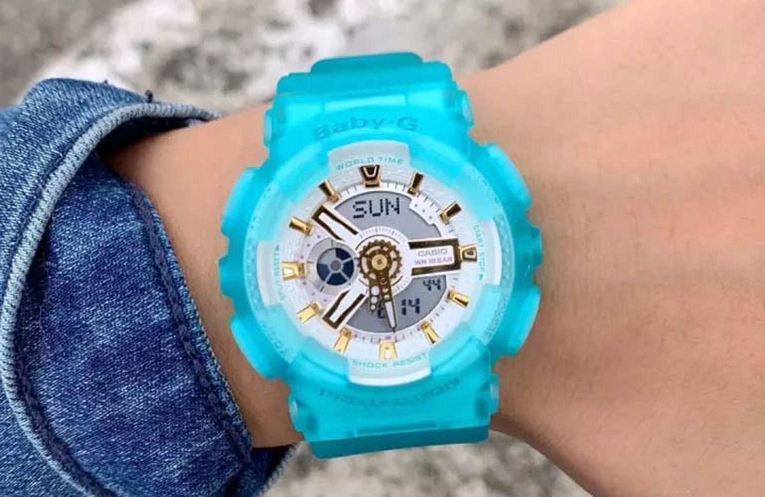 Casio Women's Baby-G White Dial Watch - BA110SC-2A - Walmart.com